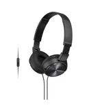 Sony MDR-ZX310AP ZX Series Wired On Ear Headphones with mic, Black , 1 x 1 x 1 inche