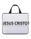 Jesus Christ Laptop Bag Women Man 10 12 13 15 17 Inch Office Notebook Travel Computer Handbag Waterproof Bag Notebook Cover