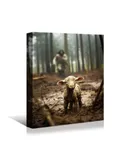 Jesus the Lost Lamb Christian Prayer Decoration Painting 16*24 inches (40*60 cm)