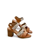 Boutique By Corkys Banter Block Heel Sandal In Cognac