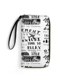 Retirement Apparel Wallet for Womens PU Leather Zip Around Wallers Clutch Wristlet Travel Long Purse