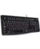 Logitech - K120  Full-size Wired Membrane Keyboard for PC with Spill-Resistant Design - Black