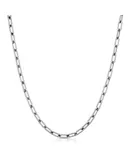 Silver Medium Link Chain by eklexic