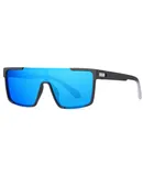 Women Men Sunglasse Square Flat Top Big Frame UV400 Sun Glasses Oversized TR7543