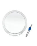 DB-Tech Large Suction Cup Magnifying Mirror with Precision Tweezer