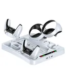 PS5 VR2 handle dual charging helmet organizer PS5 host multifunctional cooling base with power adapter