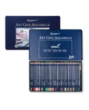 12/24/36/48/72 Professional Watercolor Pencils Set Water Soluble Colored Pencils with Brush Metal Box Water Color Pencils Art Supplies for School Students Adults Artist for Drawing Sketching Painting