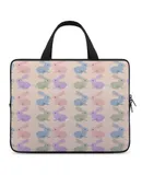 Rabbit, Symmetrical Laptop Bag Women Man 10 12 13 15 17 Inch Office Notebook Travel Computer Handbag Waterproof Bag Notebook Cover