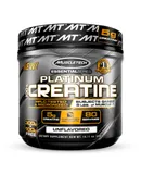 Creatine Monohydrate Powder MuscleTech Platinum Pure Micronized Muscle Recovery + Builder for Men & Women Workout Supplements Unflavored (80 Servings)