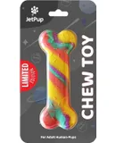 Pup Chew Toy Bone Human Grade Chew Toy Human Pup Play 100% Food Grade Silicone (Rainbow Rave *Limited Edition)