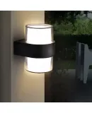 Lámparas De Pared Para Exterior Y Interior Jardin Colgantes Baño Sala Arbotante Impermeable Modernas Decorativas 15w Con 3 Modos De Luz Incluye Blanca Luz, Cálida Luz Y Neutra Luz