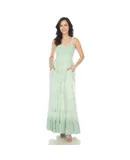 Vestido Maxi Mujer con Volantes y Esmock