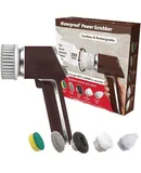 Horsepower Electric Power Scrubber, Waterproof, Spins 350 RPM, 5 Brush Heads