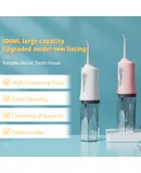 2024 new home portable electric high frequency multifunctional teeth cleaning and care pulse toothbrush