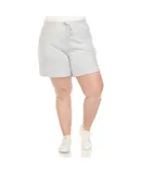 Plus Size Super Soft Drawstring Waistband Sweat Short