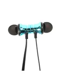 XT-11 Bluetooth 4.1 Wireless In-ear Headphones Outdoor Sport Headsets Music Earphone Magnetic Suction Built-in Microphone Line Control Blue