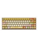 Lofree Mechanical Keyboard 68 Key Wireless Bluetooth Cute Red Axis Laptop, Banana II Theme