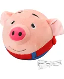 Moving Dog Toy Bouncing Sound Interactive Dog Toys USB Rechargeable Dog Active Ball Cartoon Pig Self Moving Dog Ball Washable Giggle Ball for Dog 1, Moving Dog Toy