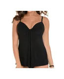 Miraclesuit Marina Underwire Tankini Top In Black