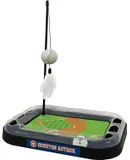 Cat Scratching Toy MLB Houston Astros Baseball Field Cat Scratcher Toy with Interactive Cat Ball Bell in Tracks. 5-in-1 CAT Toy: Cat Wand Poll with Catnip Filled Plush Baseball & Feathers.