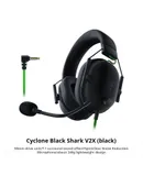 Razer BlackShark V2 X Gaming Headset: 7.1 Surround Sound Capable - 50mm Drivers - Memory Foam Cushion - for PC, PS4, Nintendo Switch - 3.5mm Headphone Jack -black