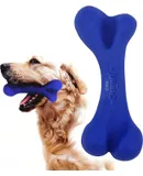 SuperChewy Tough Dog Bone Toy Strong Natural Rubber | Great Dog Fetch Toy | Chew Toy for Dogs | Ultra Durable Chew Toy for Moderate Chewers | Large Breed Tested