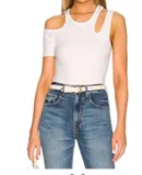 Jonathan Simkhai Irena Cutout Tank In White