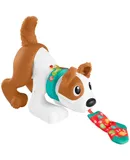 Fisher-Price 123 Crawl with Me Puppy, Electronic Dog Infant Crawling Toy with Music