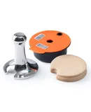 iCafilas BOSCH recycles gelatine in a reusable coffee filter
Sac Tassimo shell  60ML+ powder hammer + filter paper 100 + spoon brush