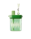 CHAKO LAB Portable Flat Water Bottle (24 OZ,700ml) with straw