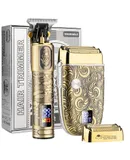 Barber Razor 2 in 1, Electric Push Clipper Waterproof Set, Home Barber + Foil Razor Set, Men's Professional Barber Clipper Set