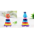 Montessori Toys for 1 to 3-Year-Old Boys Girls Toddlers and Kids Preschool, Wooden Sorting & Stacking Educational Toys, Color Recognition Stacker Shape Sorter, Learning Puzzles Gift-set2