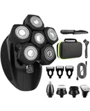 Multi-function razor, magnetic head 6D razor hair cutter, nose hair shaving cutter set