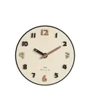Living room wall clock home free punch net red mute clock modern simple restaurant decoration creative clock hanging wall-Large liquid display screen: 35*35cm