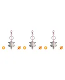 Color-Changing Key Chain Metal Turtle - Green by DelSol for Women - 1 Pc Keychain - Pack of 3