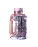 BRÜUN Big Hydrogen Water Bottle Generator 50 Oz. / 1.5L High-Capacity | A Pink Colored Portable Health Boosting Water Ionizer Generator Machine with SPE PEM Technology,pink