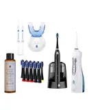 Pursonic Ultimate Oral Care Bundle – Smart Sonic Toothbrush, Oral Irrigator, LED Whitening, and Ayurvedic Oil