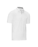 Mio Marino Designer Golf Polo Shirt-White-3XL