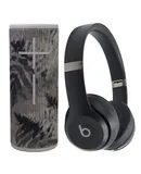 Beats by Dr. Dre Beats Solo 4 Wireless On-Ear Headphones (Matte Black) + Ultimate Ears BOOM 3 Portable Wireless Bluetooth Speaker (Jungle Grey)