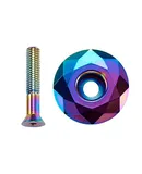 Tax rates MTB Power Cap stem cap bicycle headset top cover for mountain road bike table cover aluminum alloy steering series top Colorful