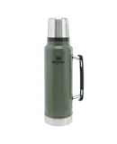 Stanley Classic Vacuum Insulated Wide Mouth Bottle - Charcoal - BPA-Free Stainless Steel Thermos for Cold & Hot Beverages - 1L