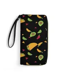It’s Taco Tuesday Everyday! Wallet for Womens PU Leather Zip Around Wallers Clutch Wristlet Travel Long Purse