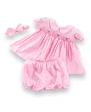 Baby & Toddler Girls Pink Smocked Dress with Headband