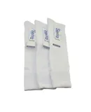 Classic Flat knit Opaque Nylon Knee High Socks 3 Pair Pack