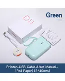 d11 Household self-adhesive thermal label machine Handheld portable mobile phone Bluetooth mini label printer