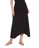 Lysse Riley Maxi Ponte Skirt In Black