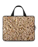 Beige Oat Cereal for A Healthy Cereal Laptop Bag Women Man 10 12 13 15 17 Inch Office Notebook Travel Computer Handbag Waterproof Bag Notebook Cover