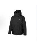 PUMA Men's Outdoor Logo - Emblazoned Sports Hooded Jacket in Black