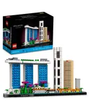 LEGO Architecture Singapore 21057 Building Set - Skyline Collection, Architecture Construction Model for Home and Office Décor, Gift Idea for Adults