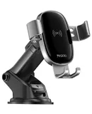 Car Phone Holder Wireless Charger, Auto Clamping Wireless Car Charger Mount For iPhone 15 14 13 12 Series